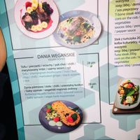 two vegan dishes at Mono Kitchen in Gdansk
