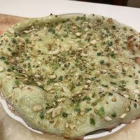 Vegan garlic naan at Milan Nataraj in Tokyo
