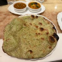 Sesame tandoori roti  at Milan Nataraj in Tokyo