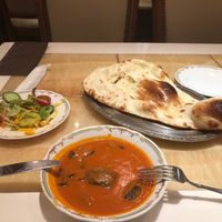 Eggplant curry set. Delicious and mild, the way I love at Milan Nataraj in Tokyo