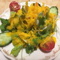 Lunch salad  at Milan Nataraj in Tokyo