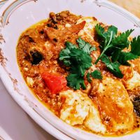 Tofu based curry-ish dish at Milan Nataraj in Tokyo