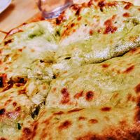 Potatoes and spice filled bread. at Milan Nataraj in Tokyo