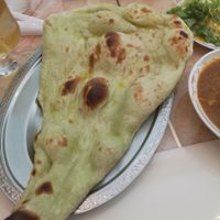 Vegan nan bread at Milan Nataraj in Tokyo