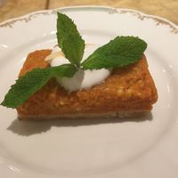 Halwa carrot cake. YES at Milan Nataraj in Tokyo