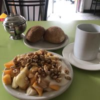 Lacto-ovo breakfast  at Nature's Center Vegetarian Restaurant in Cajamarca