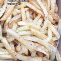 Fries at Baba Ghanoush Falafel Shop in Athens