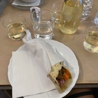   at Baba Ghanoush Falafel Shop in Athens