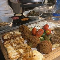   at Baba Ghanoush Falafel Shop in Athens