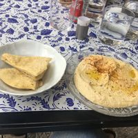 Hummus x at Baba Ghanoush Falafel Shop in Athens