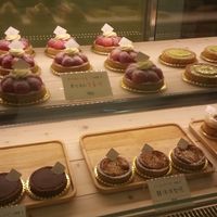 Cakes at Vegan Heaven in Taipei