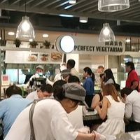 Stall front at Perfect Vegetarian in Central Singapore