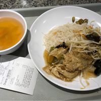 Bee hoon with 2 sides at Perfect Vegetarian in Central Singapore