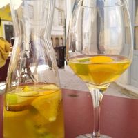 Sangría at Maria Portuguesa Tapas in Coimbra