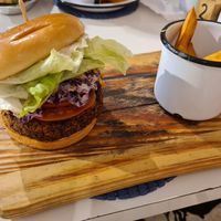 Hambúrguer at Las Chicas Vegan in Belo Horizonte