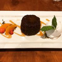 Sticky date pudding   at Tutto Bene in Christchurch