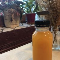 Orange Juice at Vegan Day in Kazan