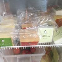 Big vegan cheese selection at Vegan Day in Kazan
