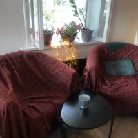 Cozy chairs  at Vegan Day in Kazan