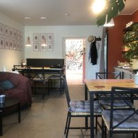 Indoor sitting at Vegan Day in Kazan