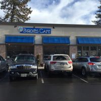 Picture of the front of Birdies Cafe in Bend Oregon at Birdies Cafe in Bend