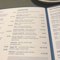 menu at Phoenix Cafe Bar in Leicester