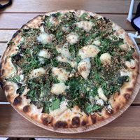 Pizza verde at Love Life Cafe in Miami