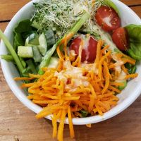 Side salad at Love Life Cafe in Miami