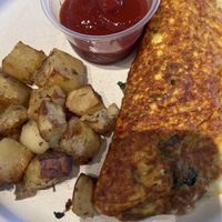 Greek onlette.  at Love Life Cafe in Miami