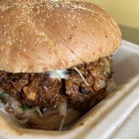 Korean BBQ Sandwich to go  at Love Life Cafe in Miami