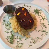 vegan steak and potatoes!! life changing!! order this   at Love Life Cafe in Miami