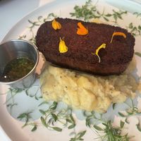 thick steak   at Love Life Cafe in Miami