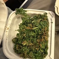 side of kale salad  at Love Life Cafe in Miami