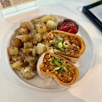 Breakfast Burrito  at Love Life Cafe in Miami