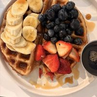 Waffles  at Love Life Cafe in Miami