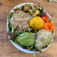 Good karma salad yummy!! at Love Life Cafe in Miami