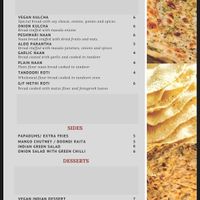 Naans and sides  at Eden Garden Indian Cuisine in South Brisbane