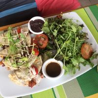 Quesadillas  at Clorofila in Playa Del Carmen