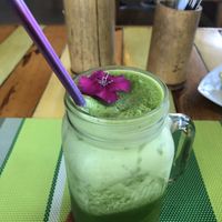 Green juice at Clorofila in Playa Del Carmen