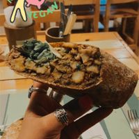 Bto de chorizo con papa at Clorofila in Playa Del Carmen