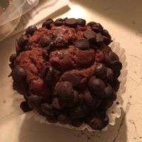 Carton of Chocolate Muffins from Un Monde Vegan at Un Monde Vegan Lyon in Lyon