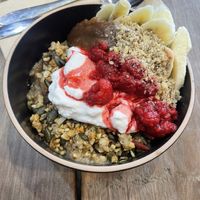Caramel bowl  at Charlie's Raw Squeeze in Greenslopes