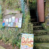 Venue entrance at Bamboo Spirit in Ubud