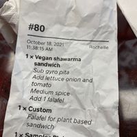 Get it.    at Yassin's Falafel House - Walnut St in Knoxville