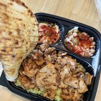 Shawarma plate  at Yassin's Falafel House - Walnut St in Knoxville