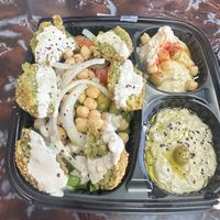 Falafel Platterr  at Yassin's Falafel House - Walnut St in Knoxville