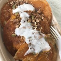 The best pancakes in the world. I love their pumpkin pancakes!  at Whole Heart Provisions in Allston