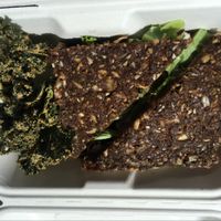 Seawich and Kale Chips at Right Path Organic Cafe in New London
