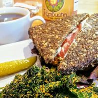 so delicious!  at Right Path Organic Cafe in New London