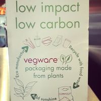 Eco friendly 👍🏻 at Right Path Organic Cafe in New London